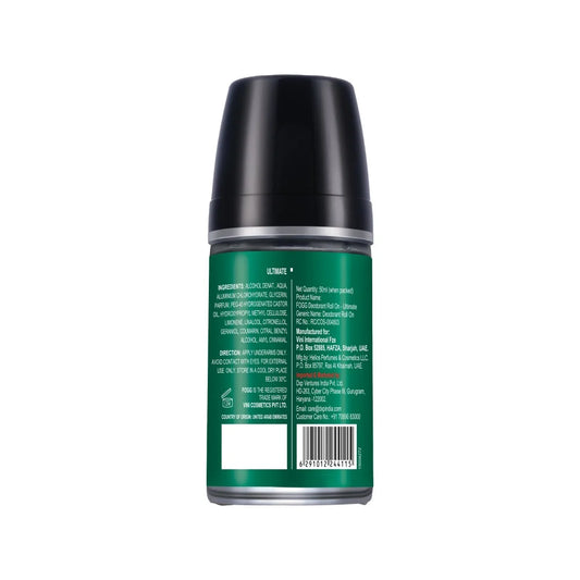 FOGG Ultimate Roll On Deodorant 50ML - 48 Hours Freshness