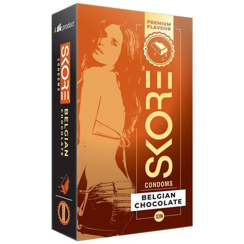 Skore Belgian Chocolate Flavoured Condoms 10s