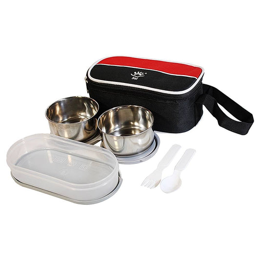 Steel Royal Foody Lunch Box Set 3 Containers