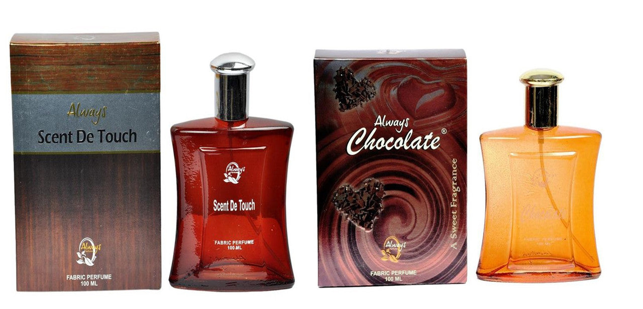 Always Scent De Touch & Chocolate Perfume 100ML Each (Pack of 2)