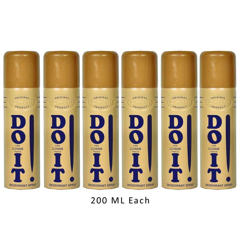 Shop Lomani Do It Value Pack Of 6 Deodorants For Men
