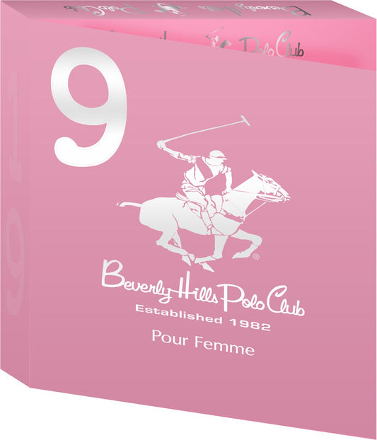 Shop Beverly Hills Polo Club Sport No 9 For Women 200ML Body Wash, 50ML EDT Perfume and 150ML Deodorant Gift Set